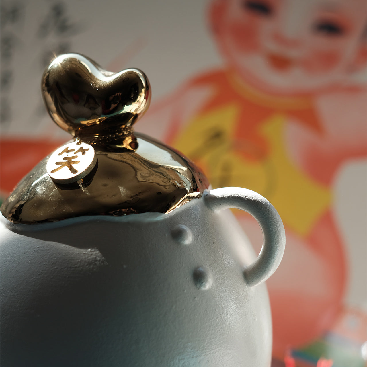 minimal happy bean 招笑豆 artist tts the tiny smile art Gift Shop Hong Kong Souvenirs lucky cat ceramic home decor 香港藝術禮品店 創意禮物 陶瓷擺設 招財 快樂 笑臉 搬家 生日送禮