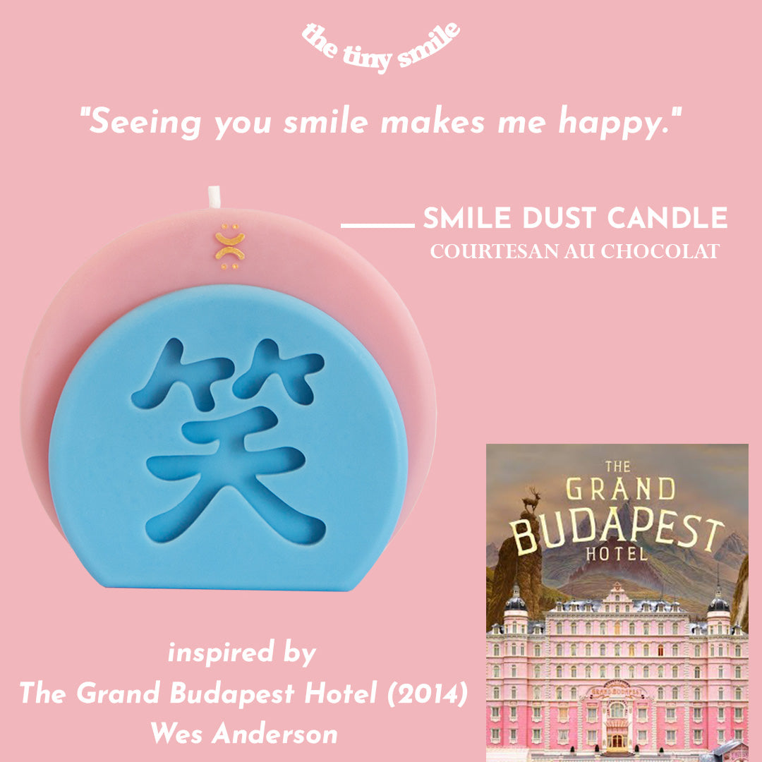 pastel candle vegan the grand budapest wes anderson
