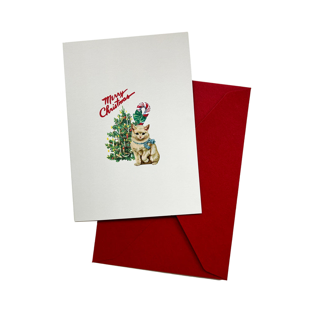 Vintage Inspired Christmas Card (Single)