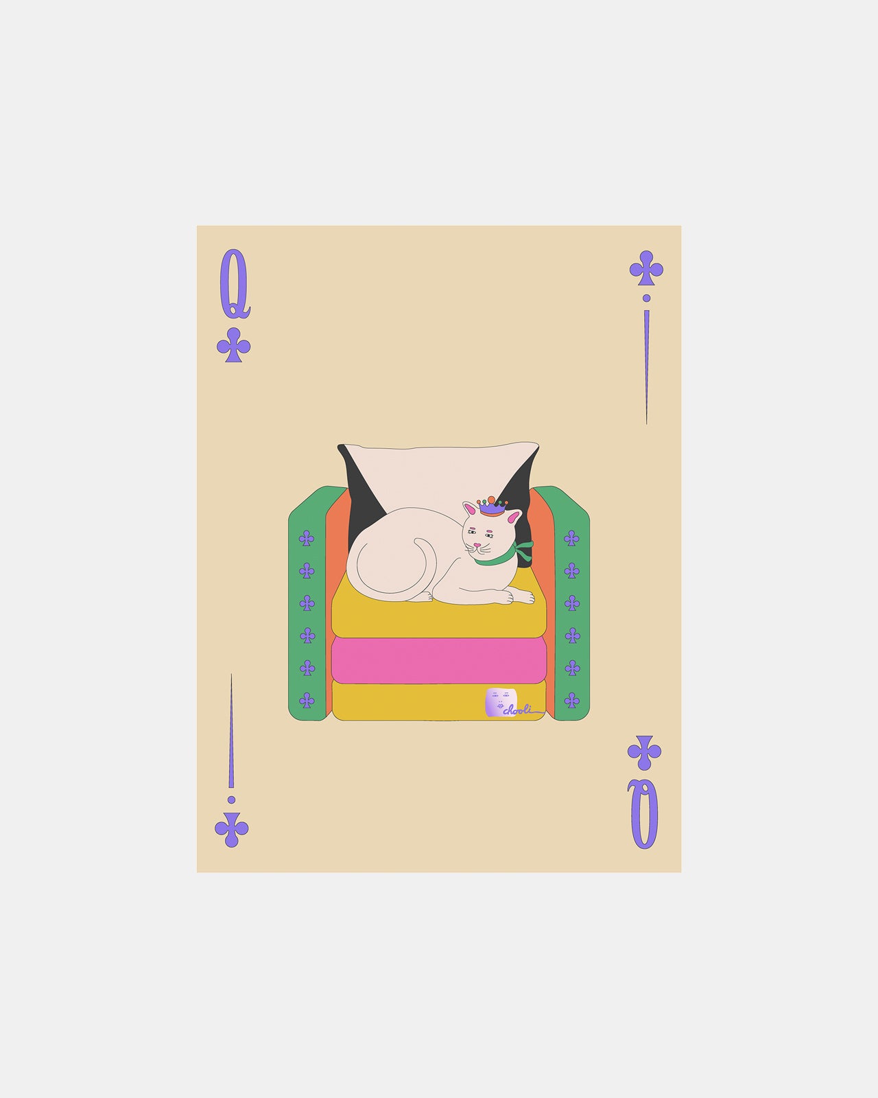 貓印刷畫海報家居擺設 cat lover gift art print hong kong garome
