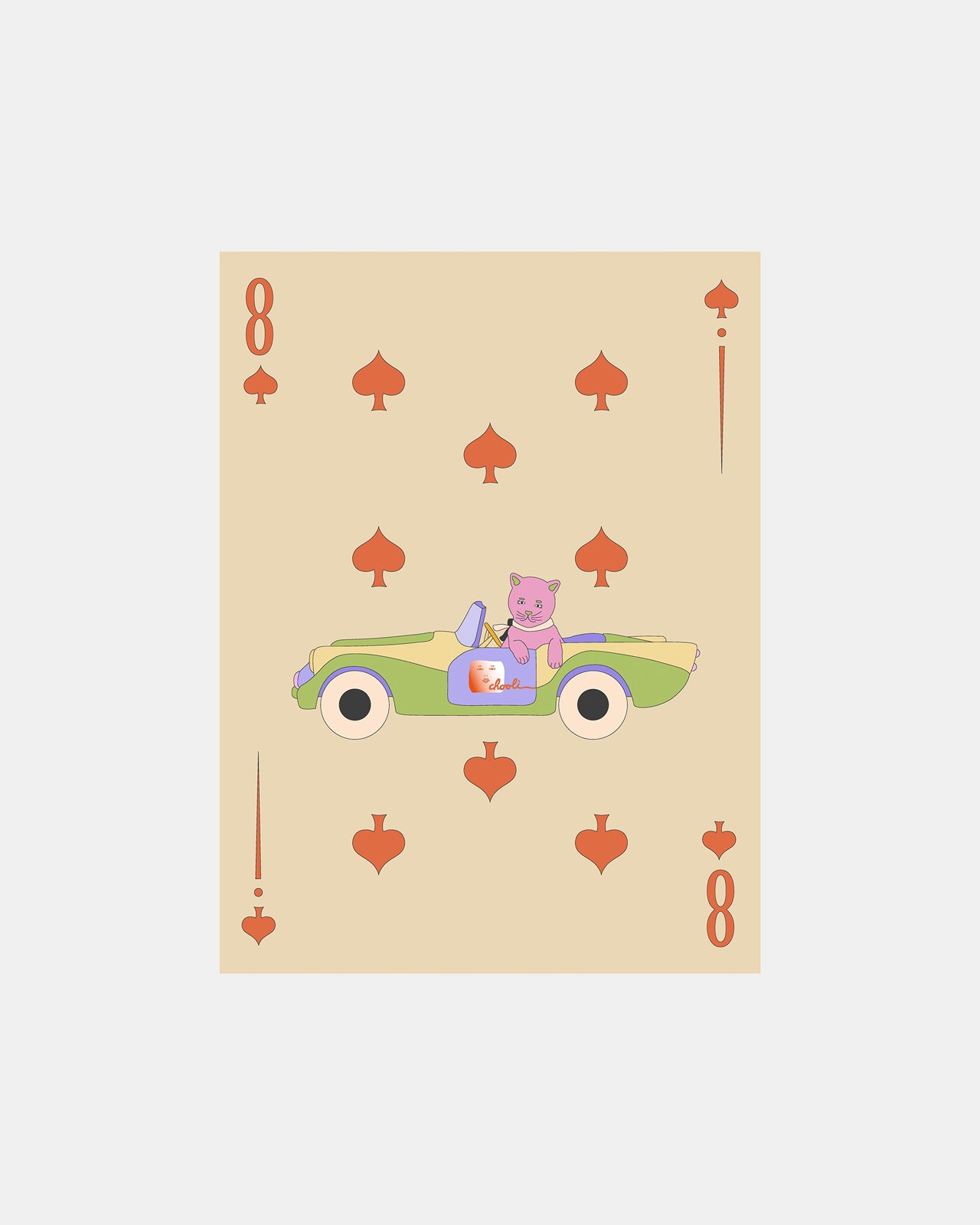 貓印刷畫海報家居擺設 cat lover gift art print hong kong garome
