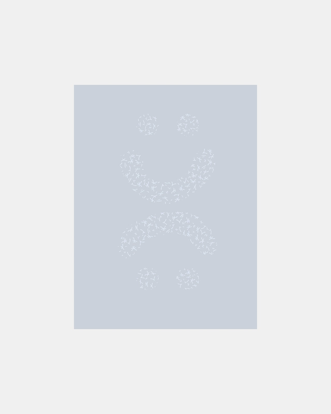 100 smiles art print hong kong artist TTS the tiny smile smiley face 