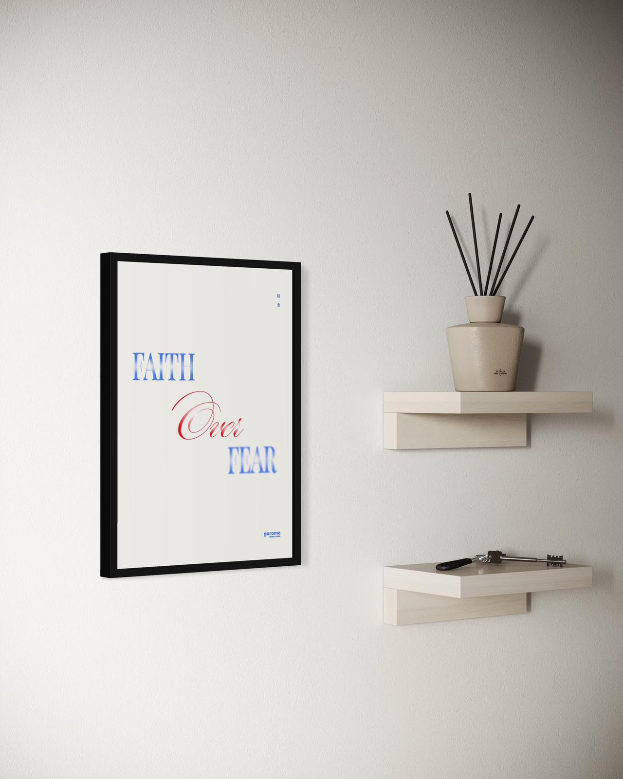 Faith Over Fear Art Print