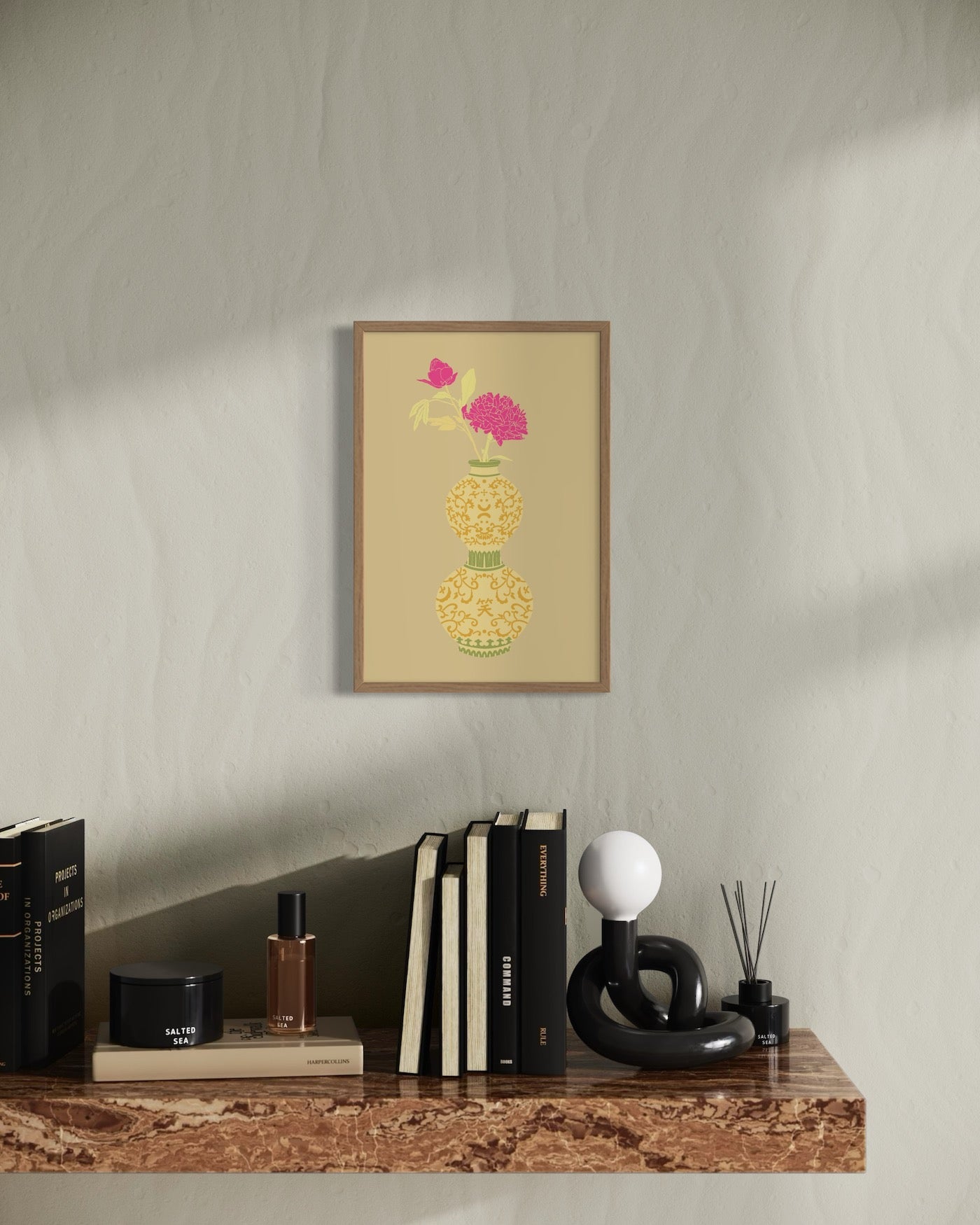 SMILE Flower Art Print by TTS (THE TINY SMILE)