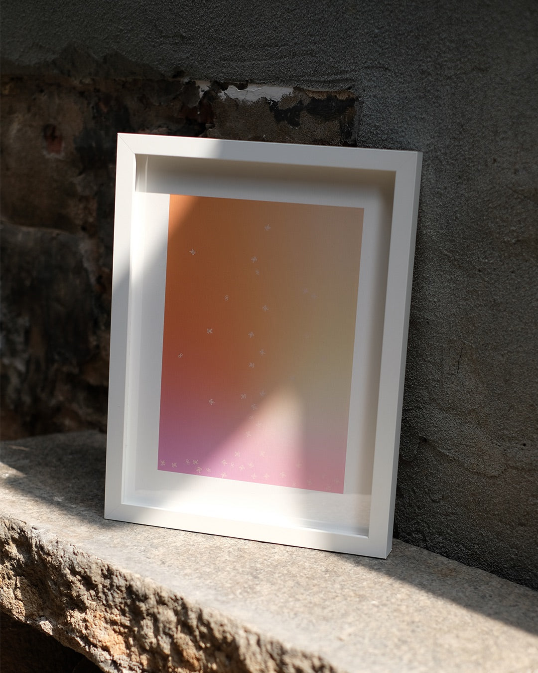 FLY, FLYING SMILES Art Print (Pink Galaxy) by TTS (THE TINY SMILE)