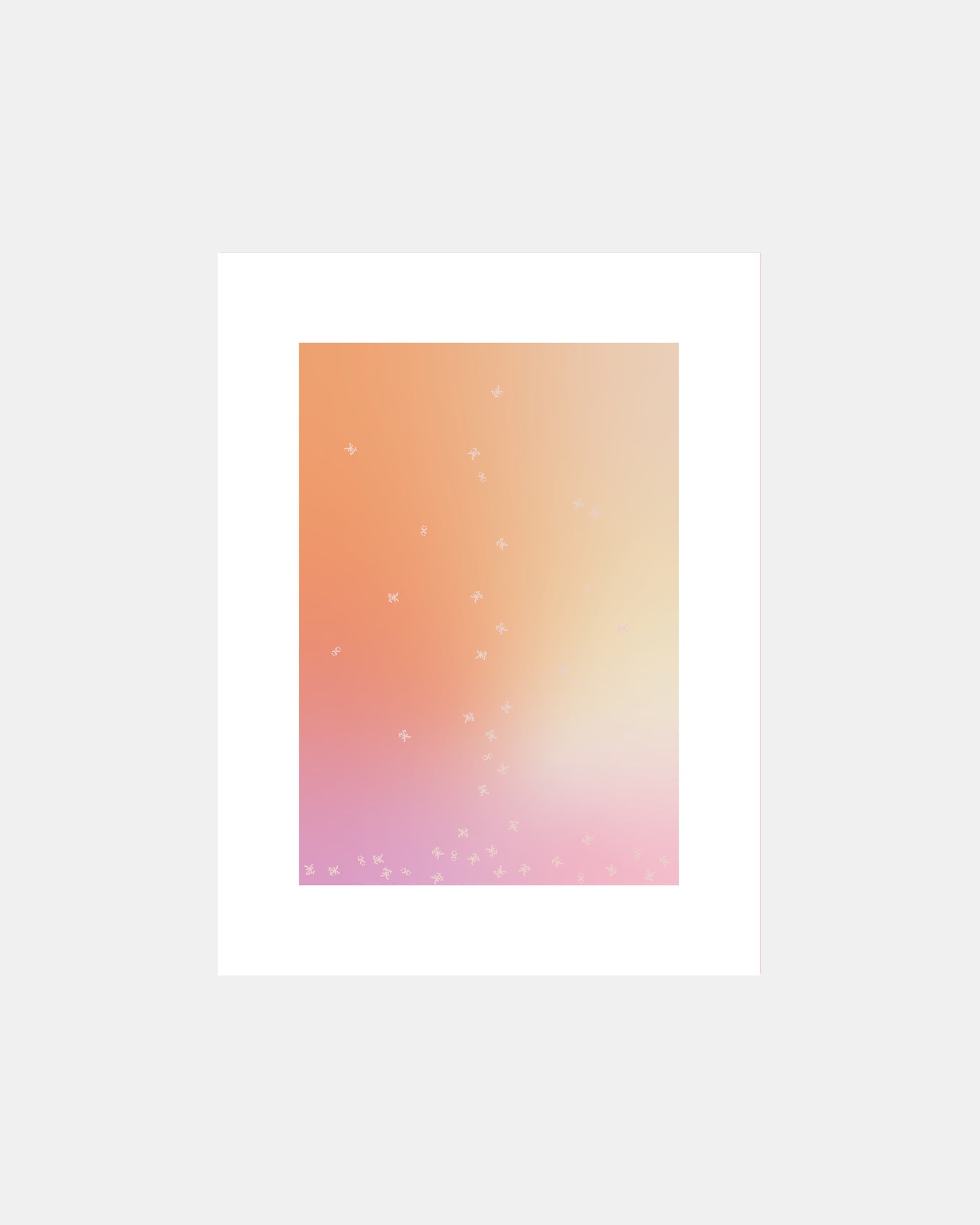 fly, flying smiles Art Print (Sunset) by TTS (the tiny smile) Limited Edition GAROME