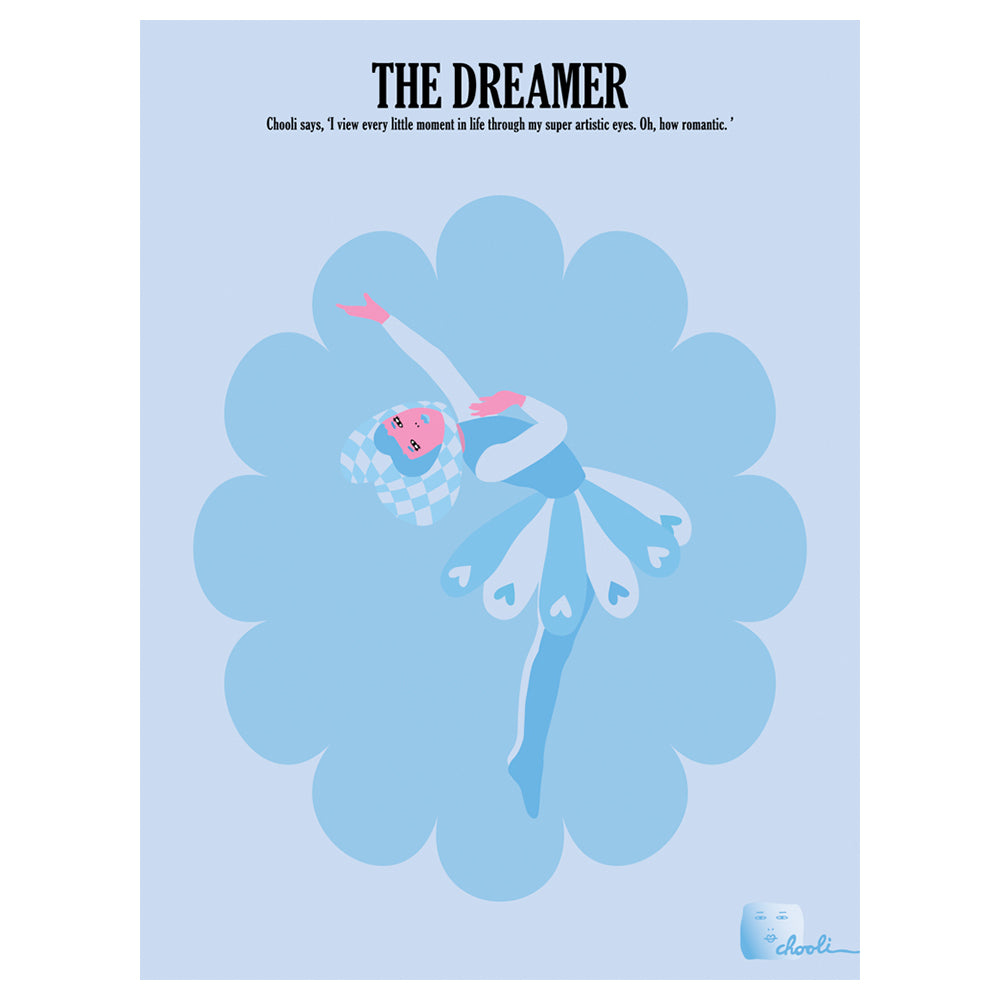 THE DREAMER Art Print by CHOOLI