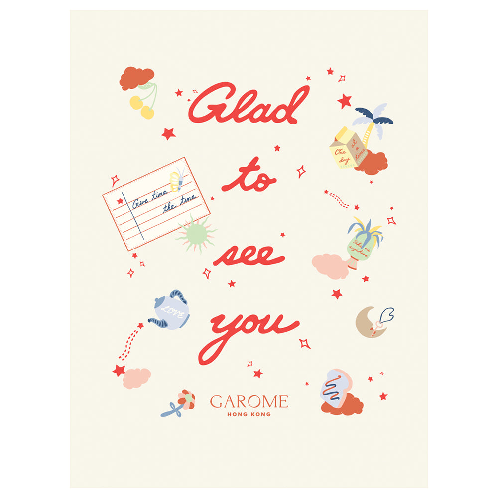 Glad To See You Art Print