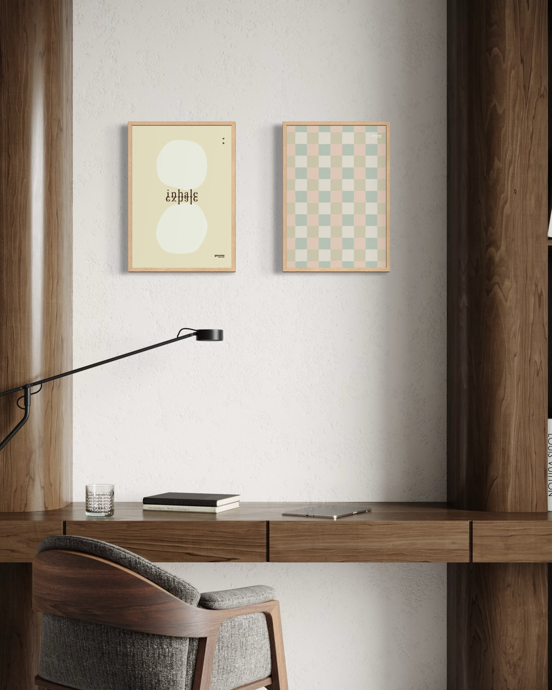 Pattern 02 . Inhale Exhale Duo Print Set GAROME