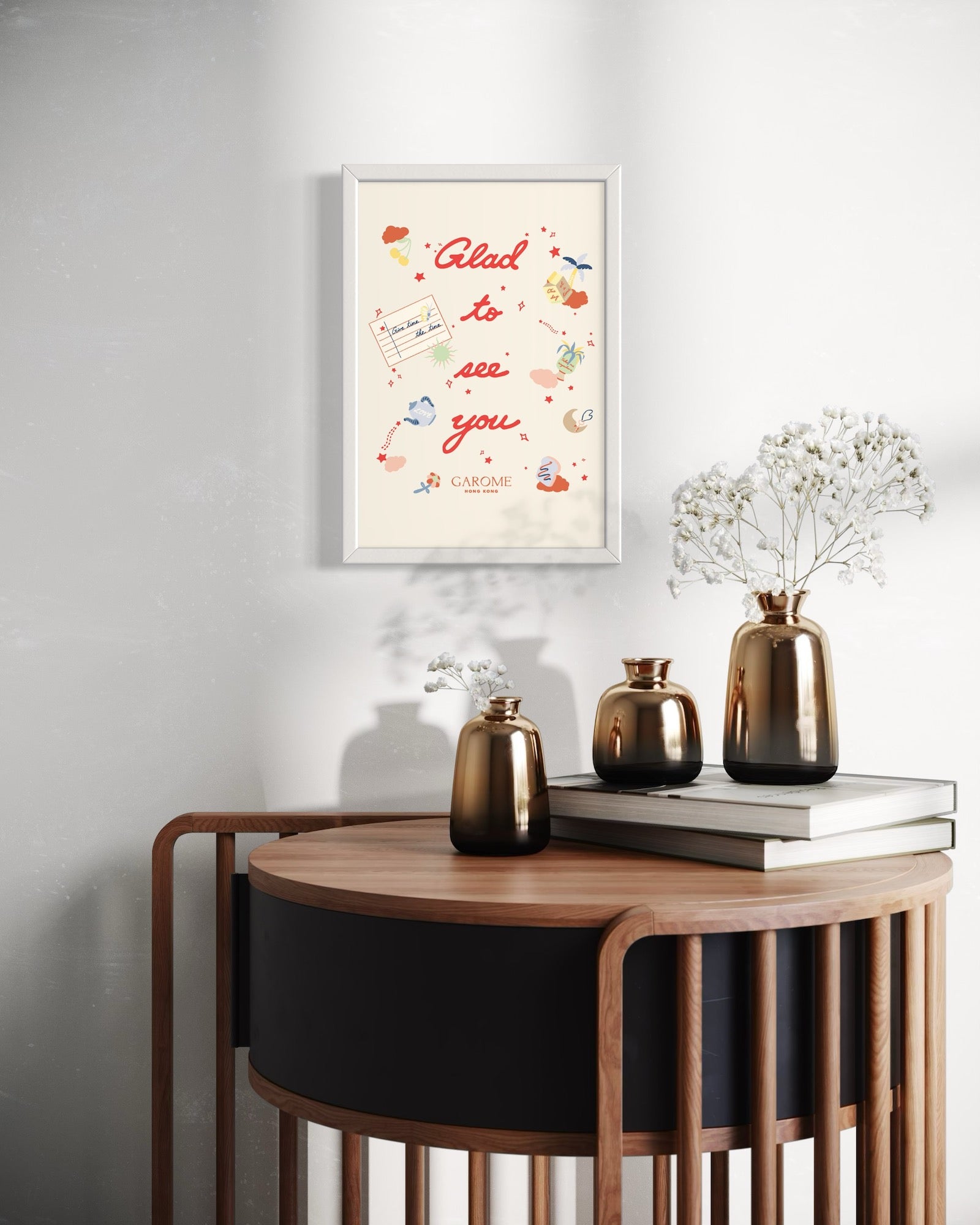 Glad To See You Art Print