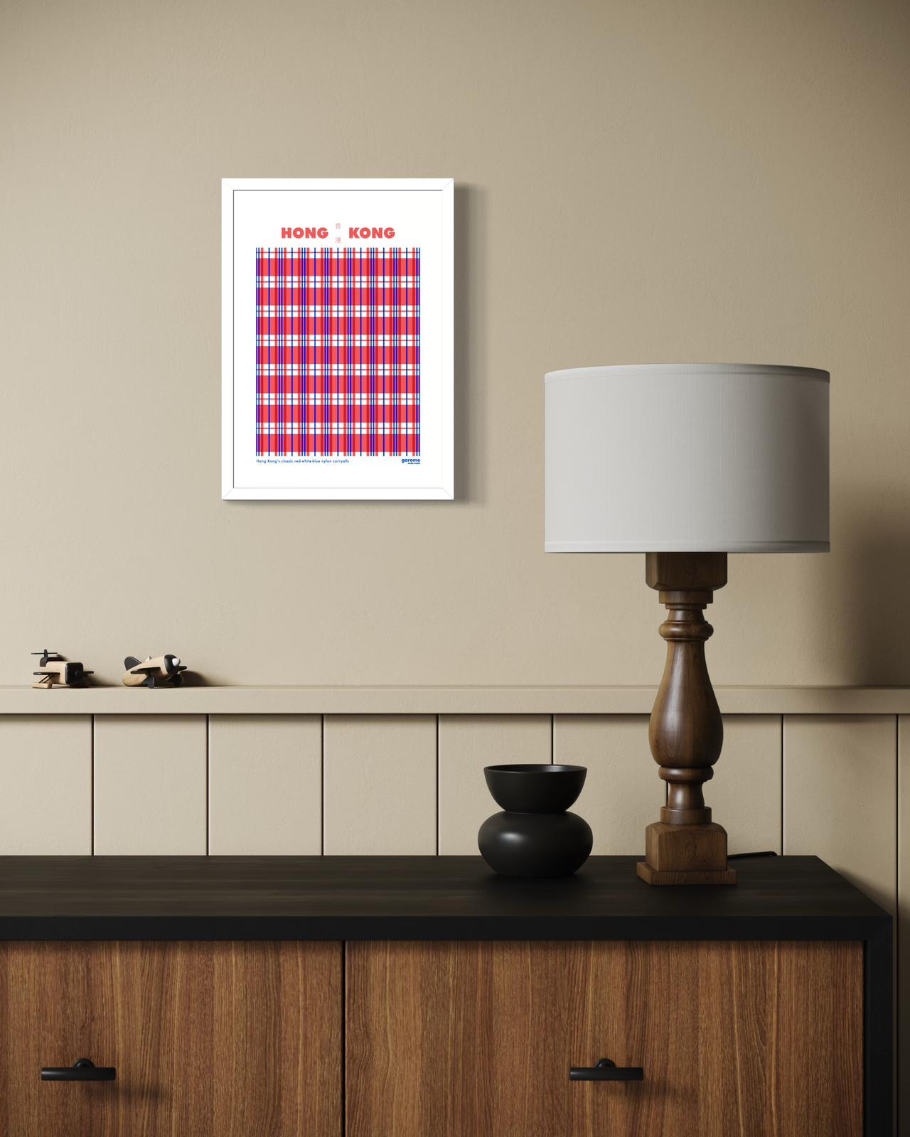 Hong Kong Classic Red-white-blue Art Print (001)