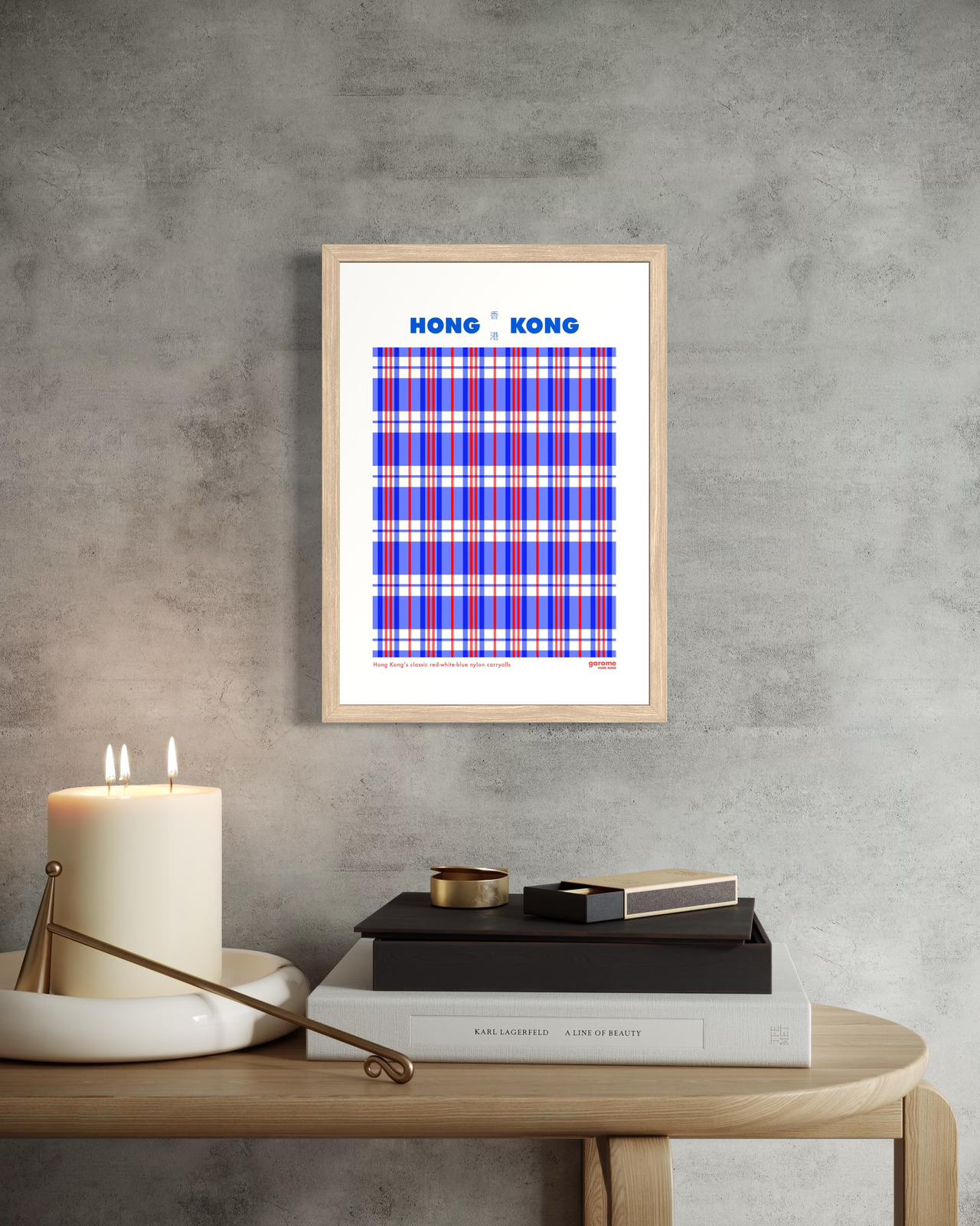 Hong Kong Classic Red-white-blue Art Print (002)