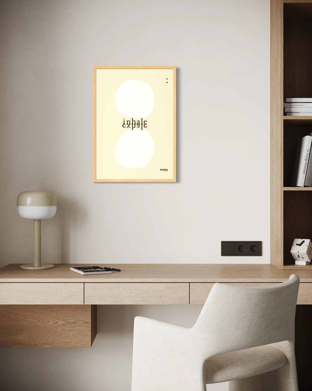 Inhale Exhale Art Print