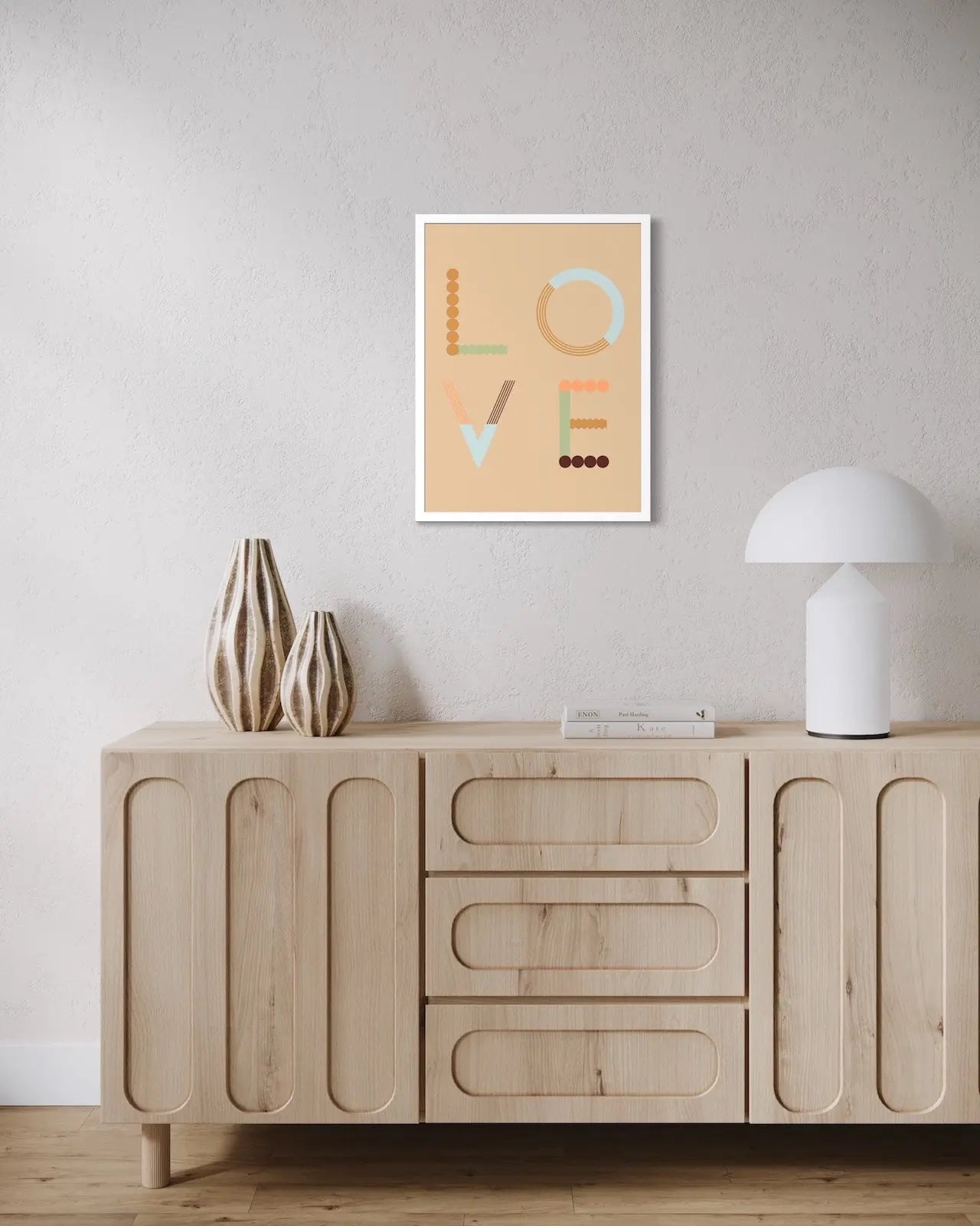 LOVE Art Print (Beige) GAROME