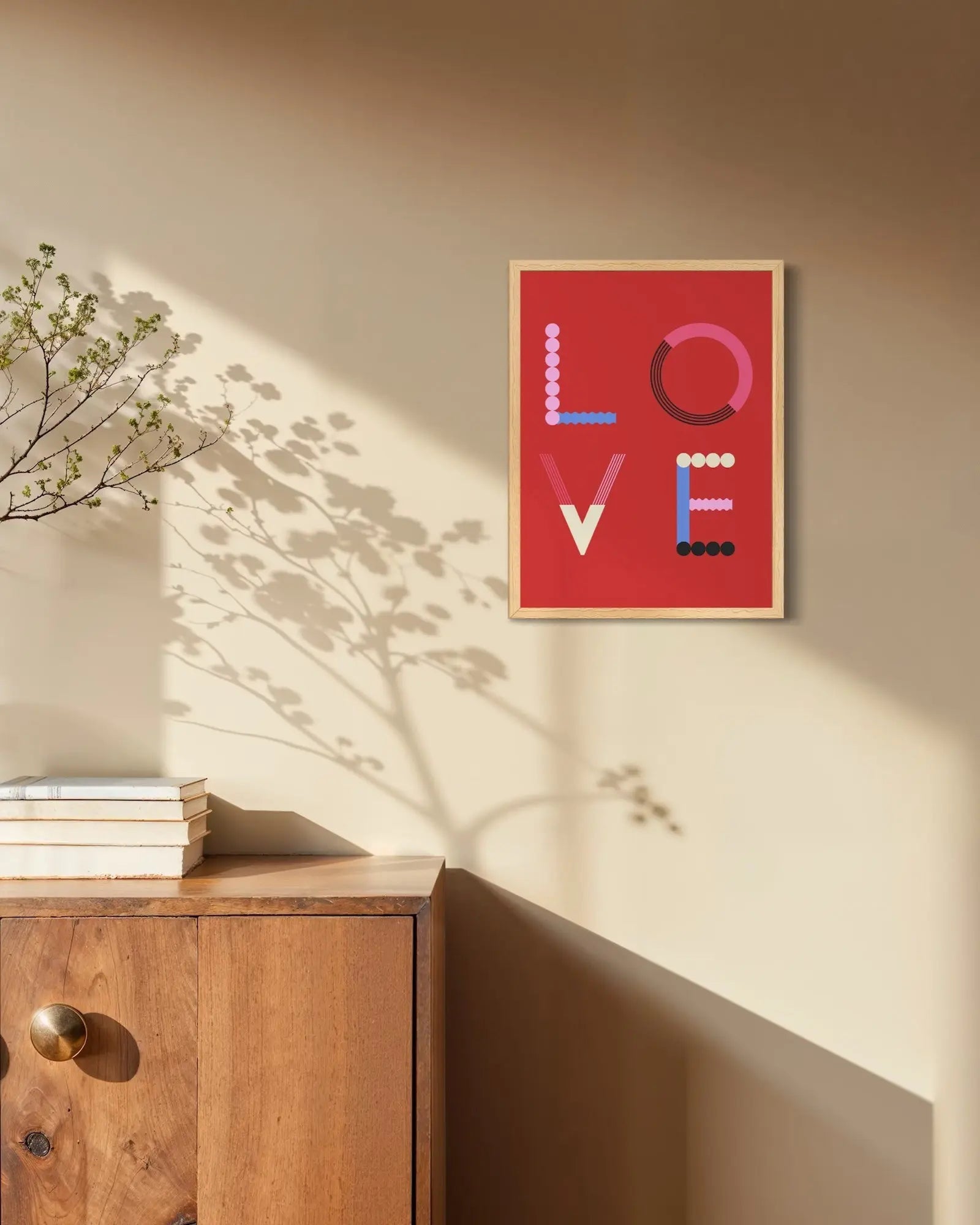 LOVE Art Print (Red) GAROME