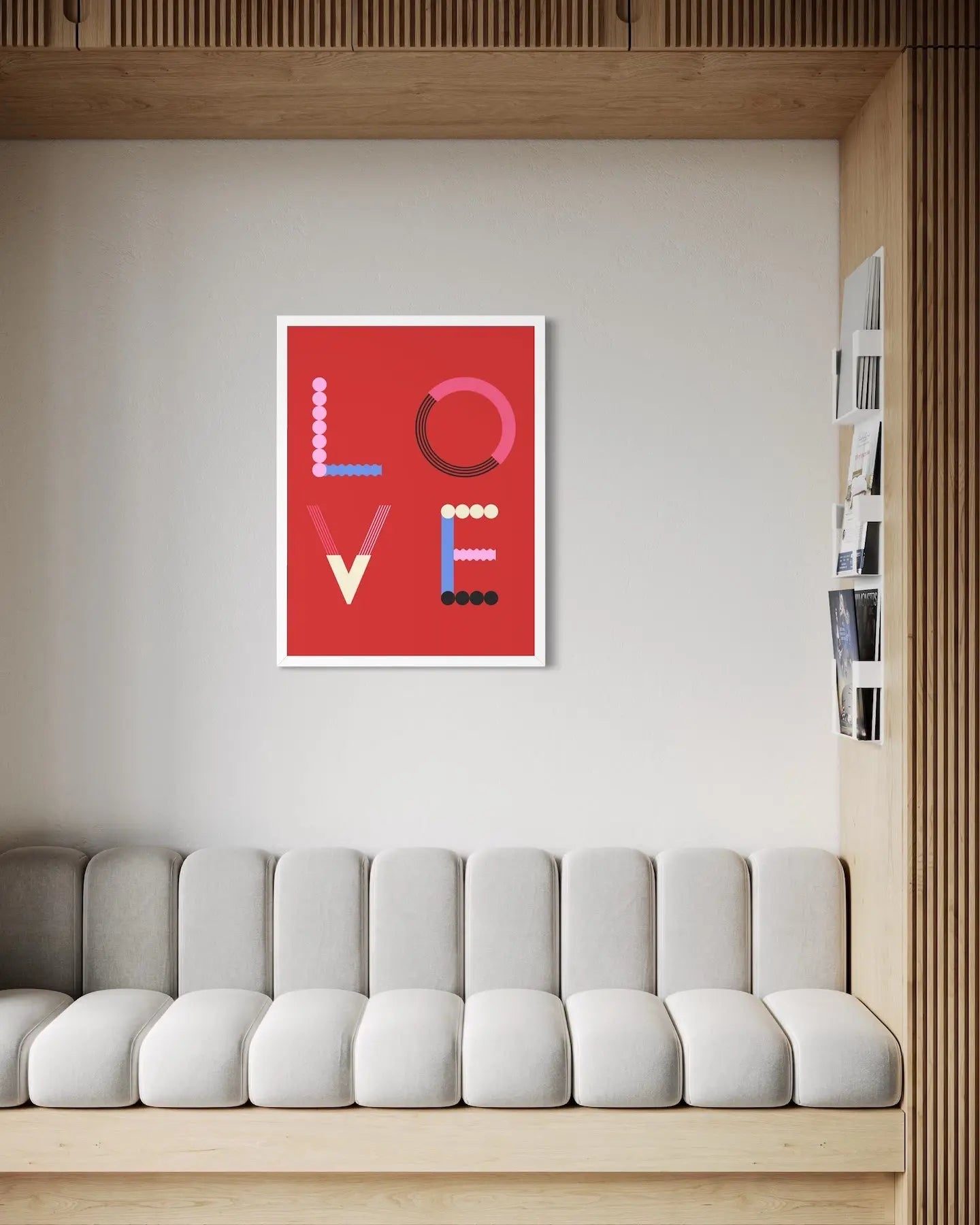 LOVE Art Print (Red) GAROME