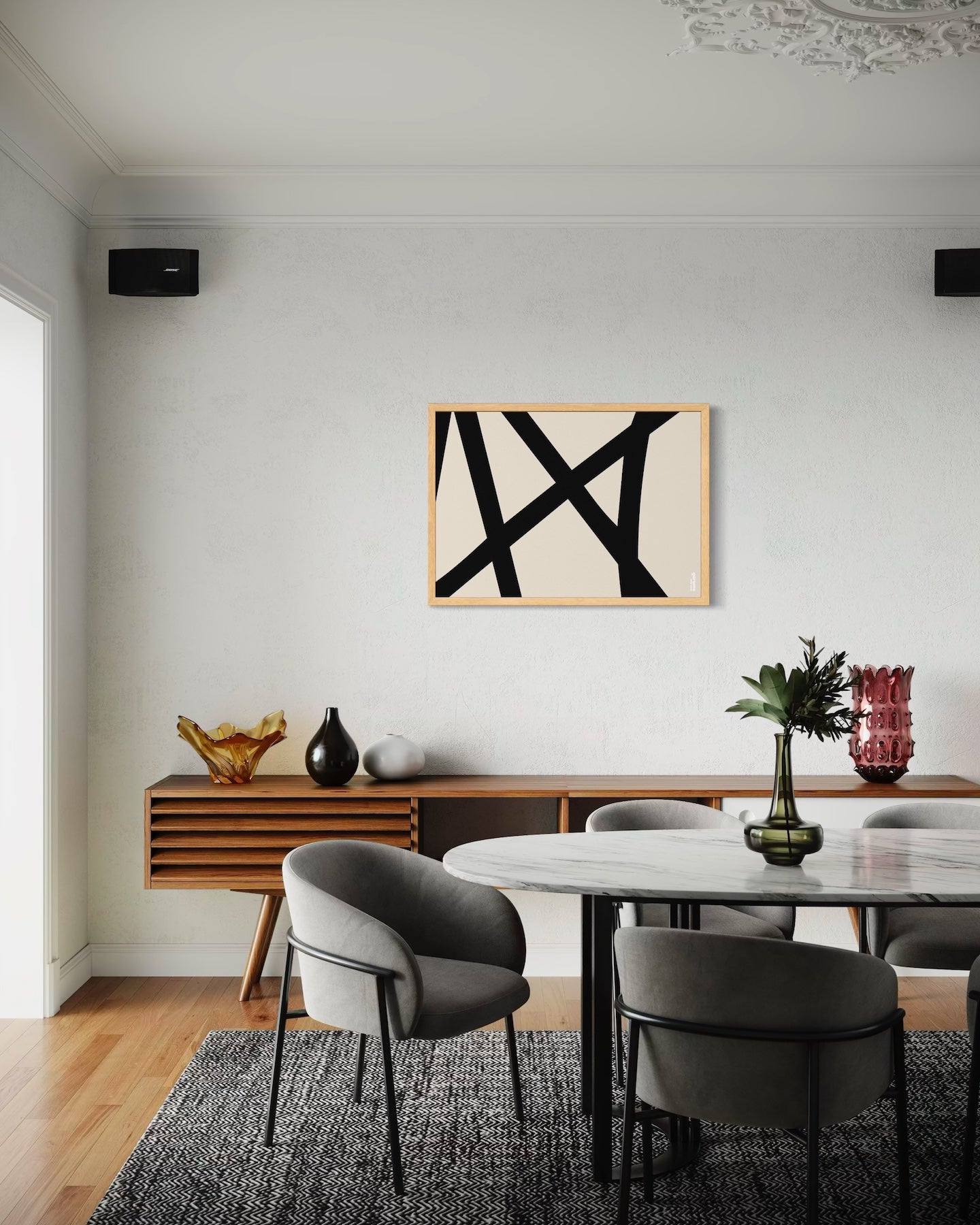 Monochrome (ii) Art Print