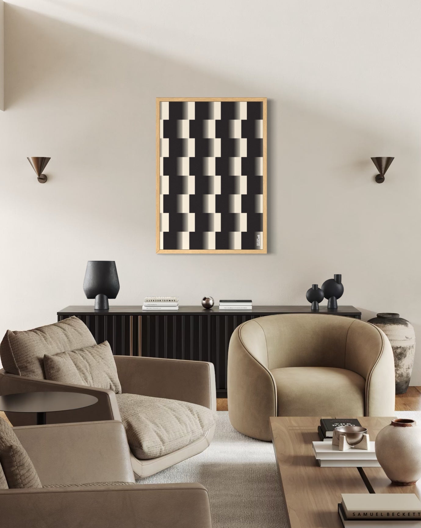 Monochrome 09 Art Print