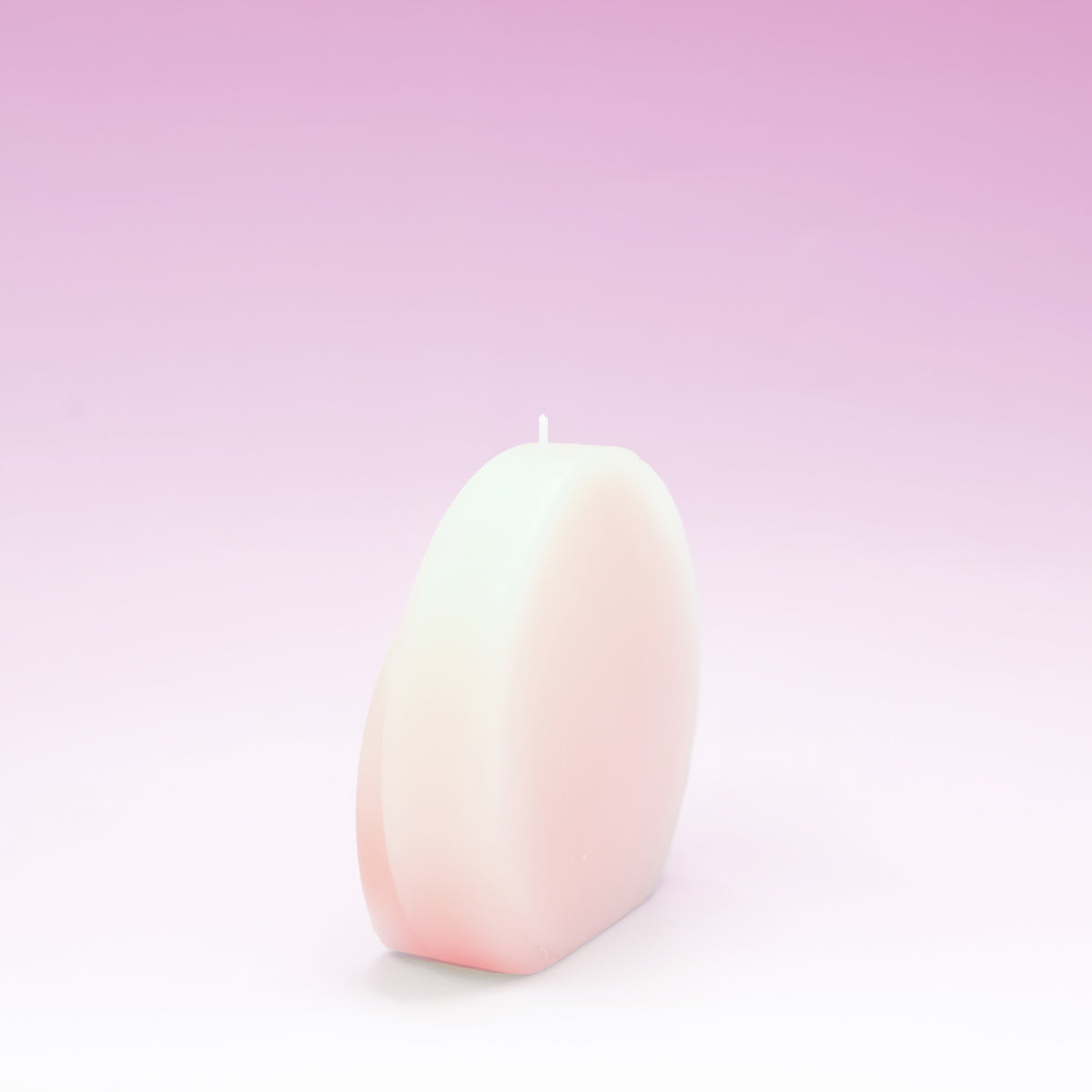 Smile Candle Sculpture - Pink Jade