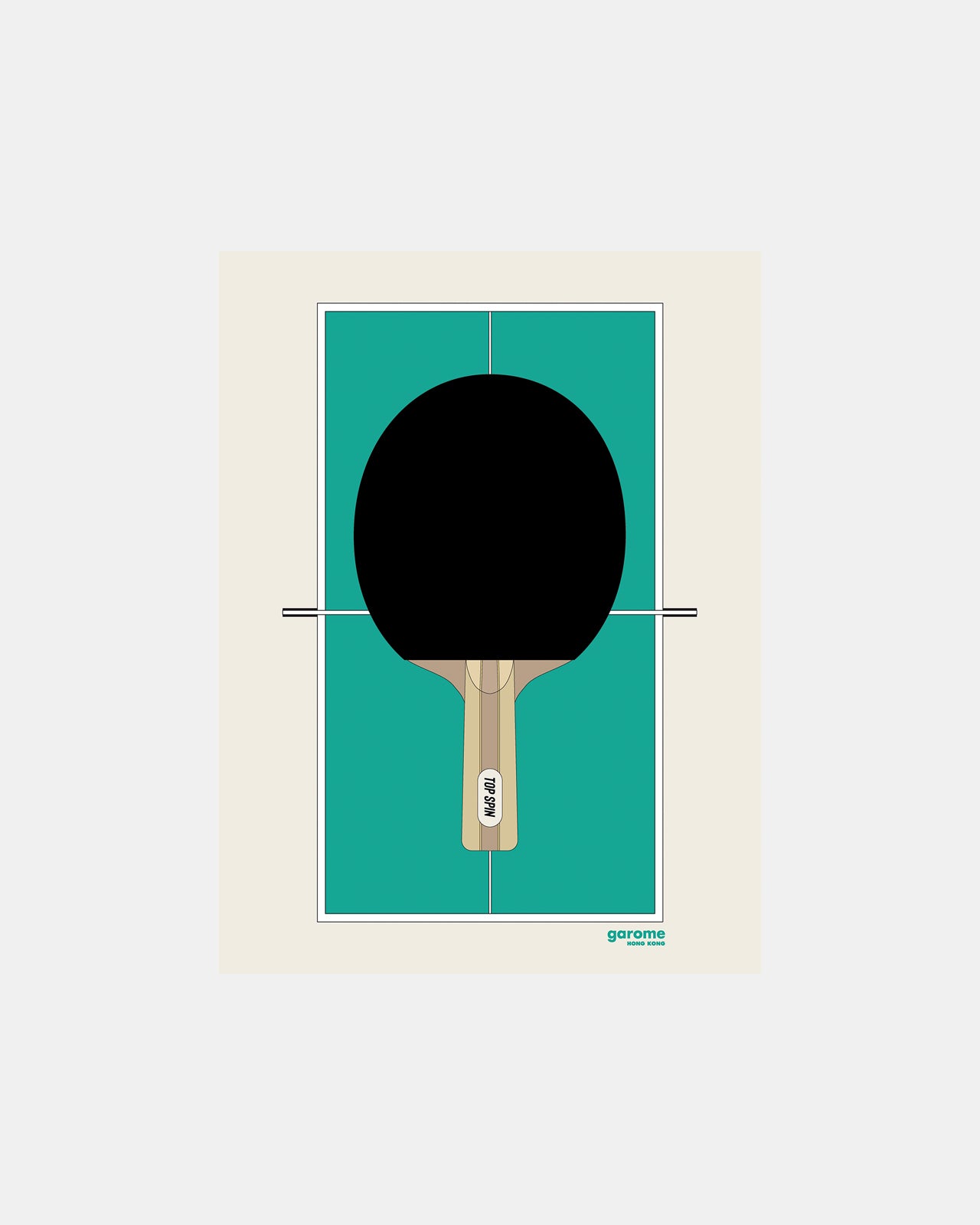hong kong art print shop garome table tennis sports 運動 乒乓球 海報 禮物 擺設