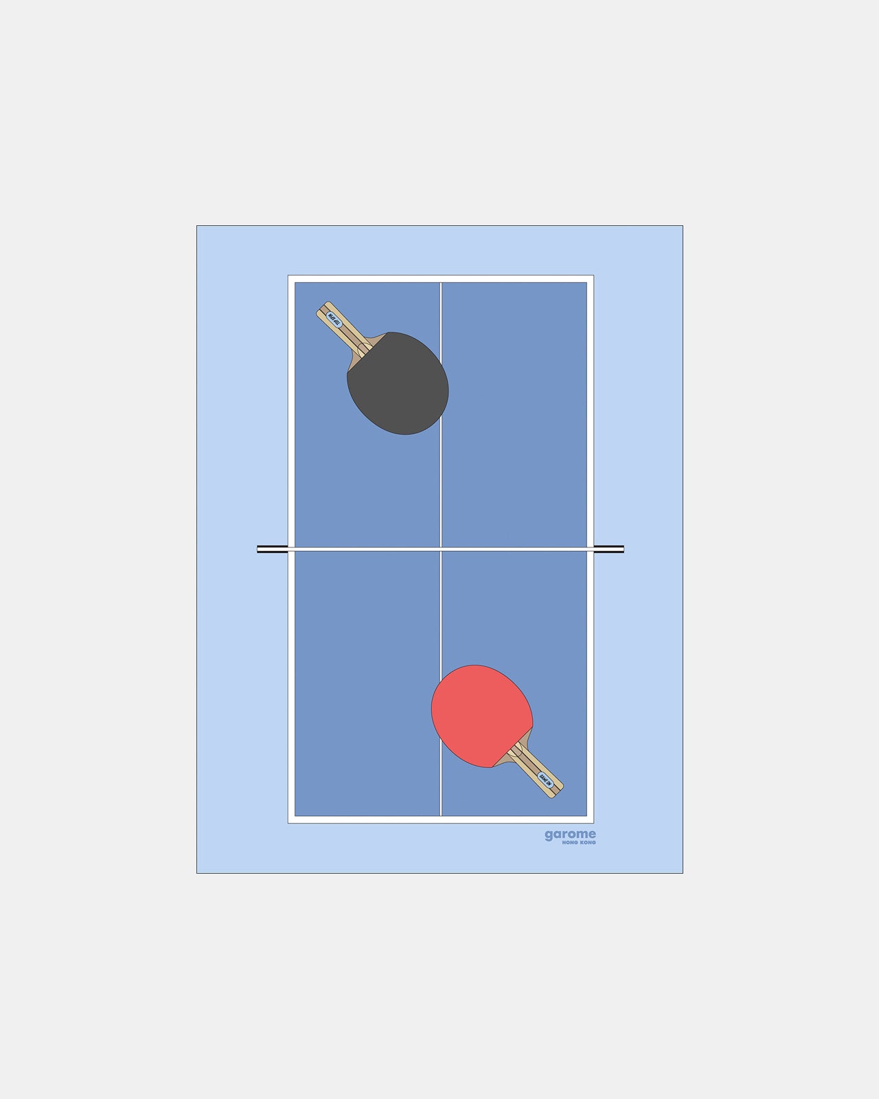 hong kong art print shop garome table tennis sports 運動 乒乓球 海報 禮物 擺設