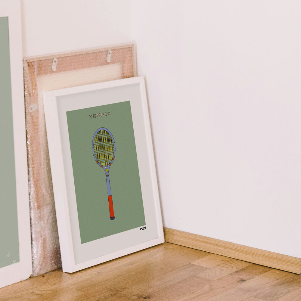 Tennis Ace Art Print