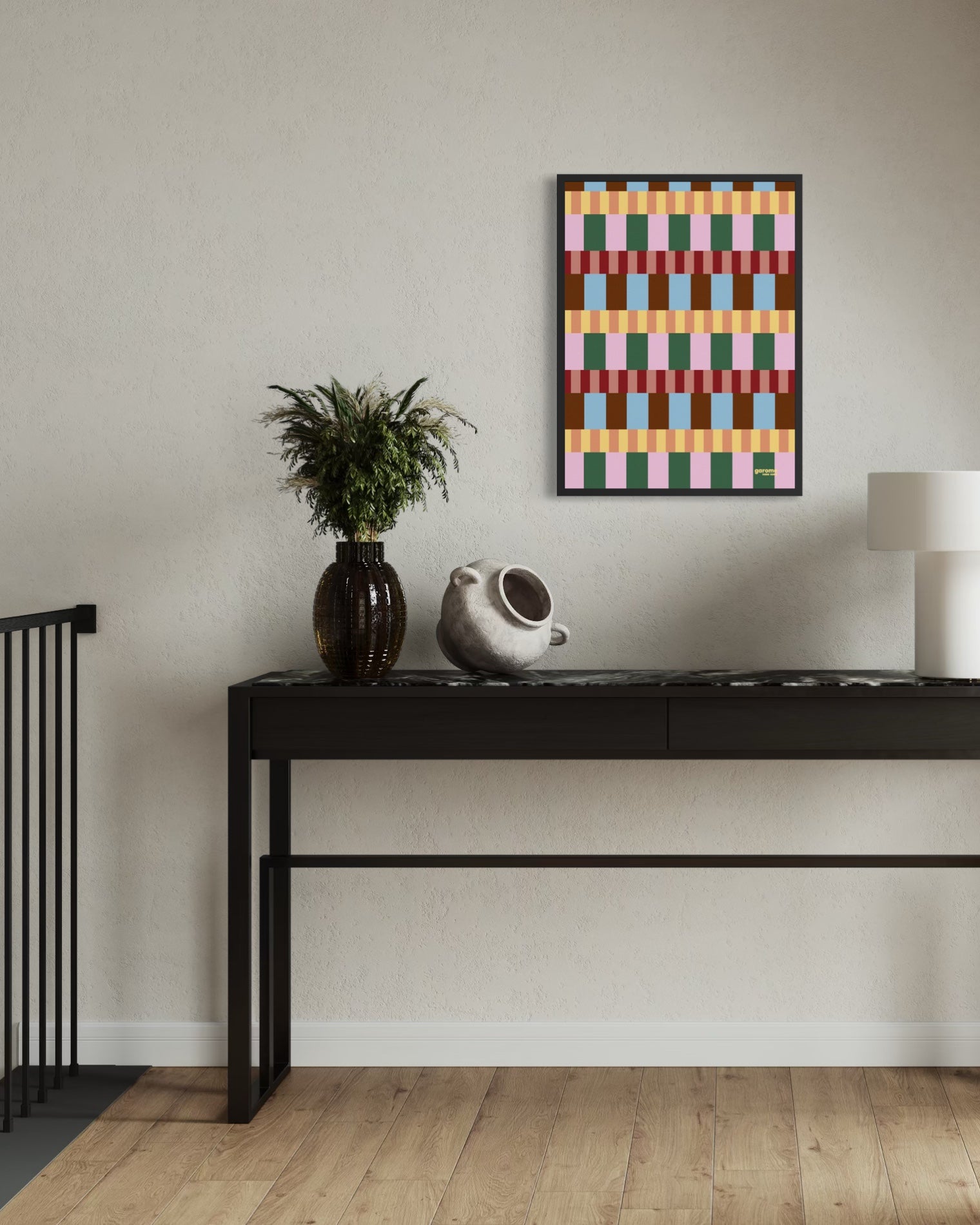 Together (i) Colour Pattern Art Print