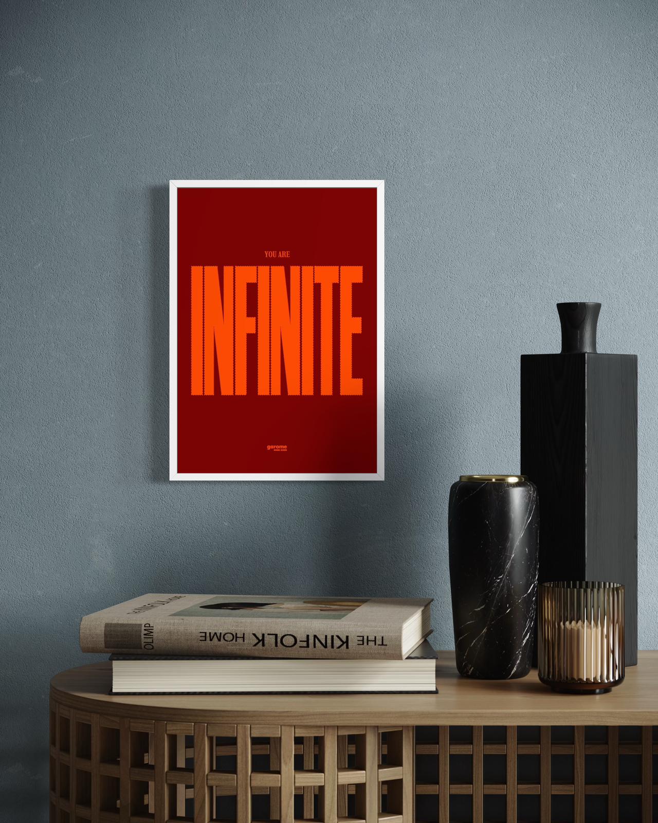 You Are Infinite Art Print (Orange)