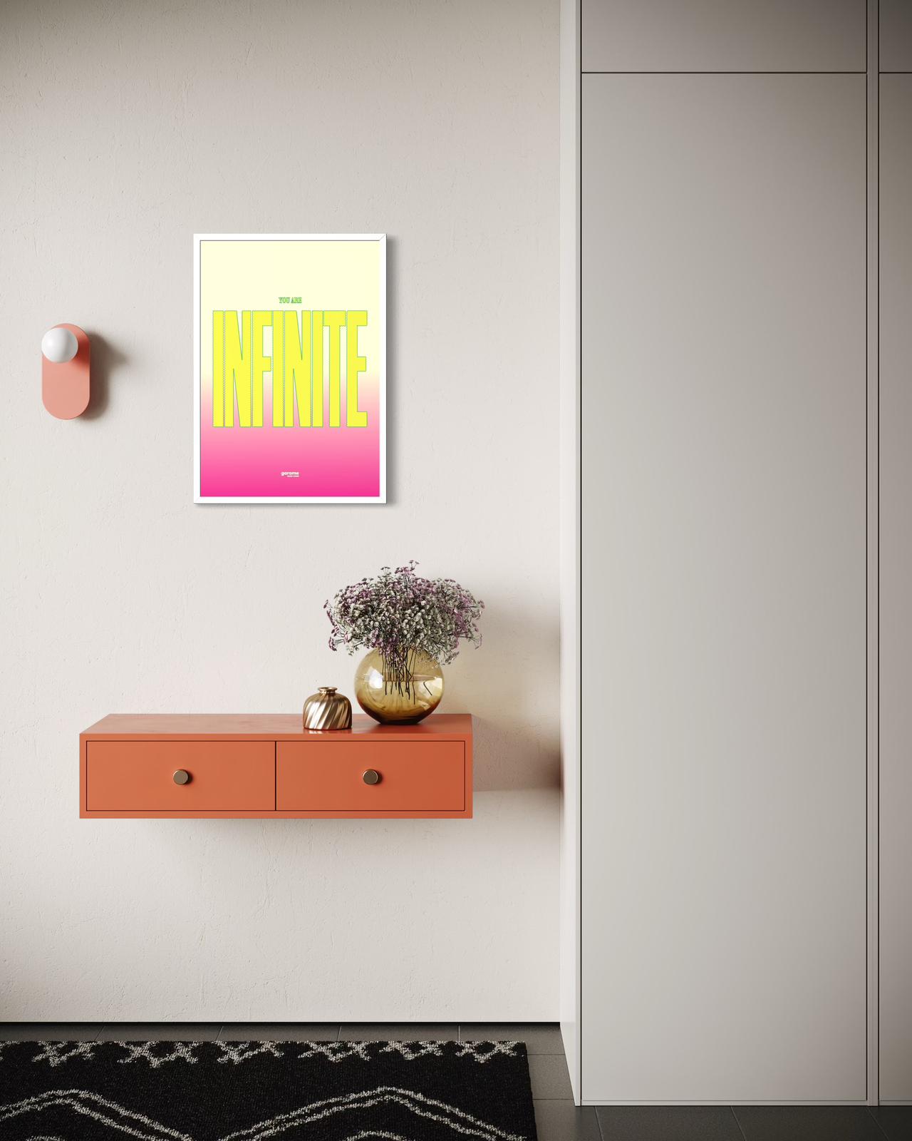 You Are Infinite Art Print (Yellow)